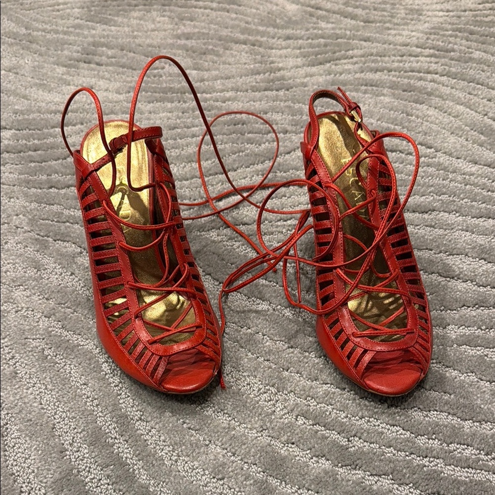 Escada Elegant Red Heels